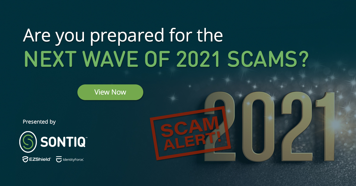 Preparing for 2021 Scams webinar view now banner